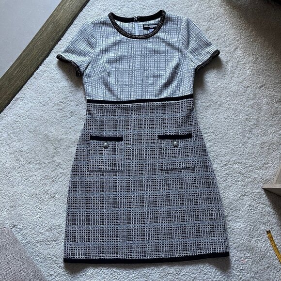 Karl Lagerfeld Dresses & Skirts - NWOT Karl Lagerfeld Casual Tweed Pencil Dress Size 10